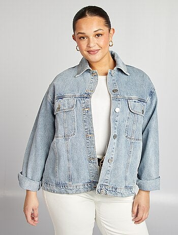 Veste en jean à manches longues