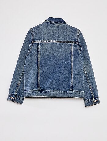 Veste en jean à ouverture boutonnée