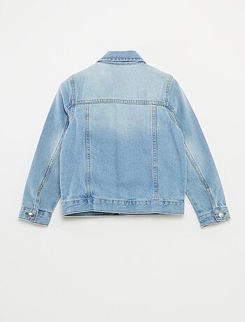 Veste en jean à ouverture boutonnée
