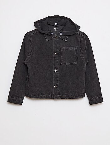Veste en jean avec capuche