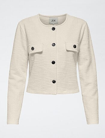 Veste 'JDY' à ouverture boutonnée et poches poitrines