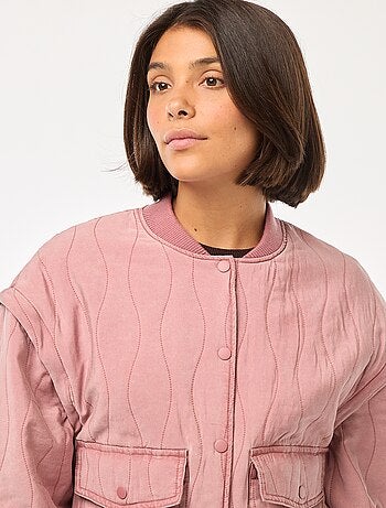 Veste matelassée 2 en 1 avec manches amovibles
