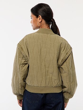 Veste matelassée 2 en 1 avec manches amovibles