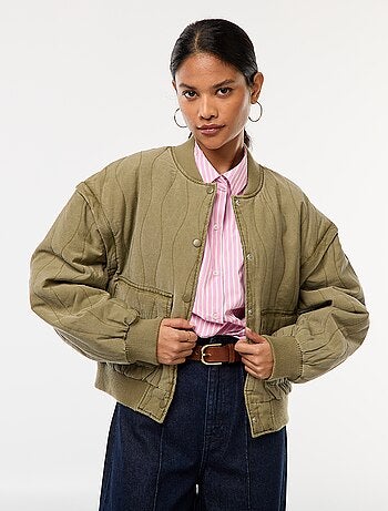 Veste matelassée 2 en 1 avec manches amovibles