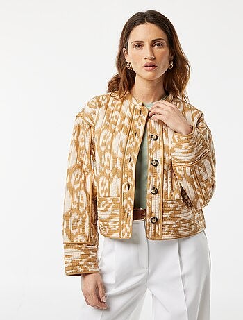 Veste matelassée imprimée