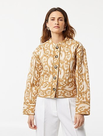 Veste matelassée imprimée