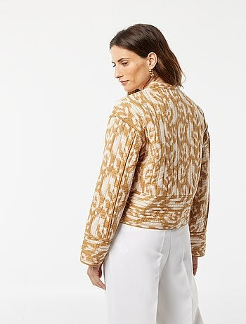 Veste matelassée imprimée