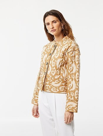 Veste matelassée imprimée
