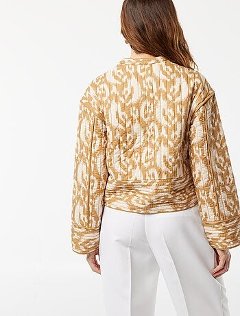 Veste matelassée imprimée