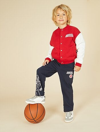 Veste molletonnée bicolore 'Spiderman'