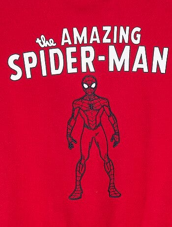 Veste molletonnée bicolore 'Spiderman'