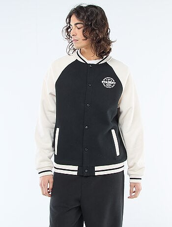 Veste molletonnée style américain