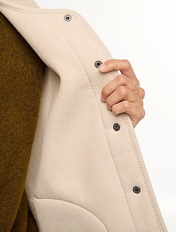Veste sans manches effet mouton