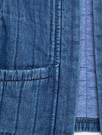 Veste sans manches en jean