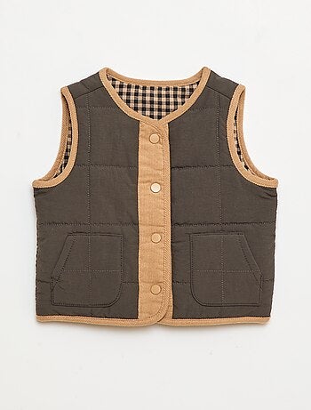 Veste sans manches matelassée
