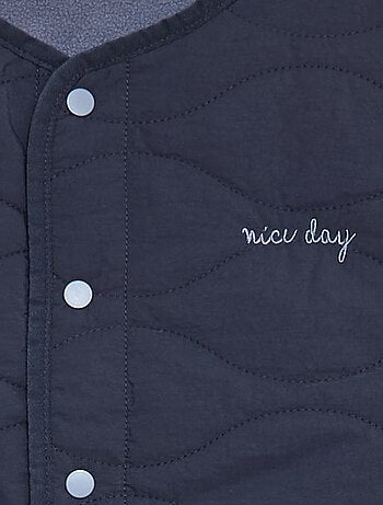 Veste sans manches réversible
