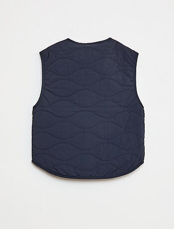 Veste sans manches réversible