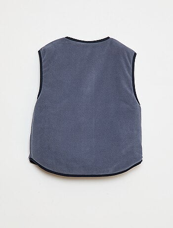 Veste sans manches réversible