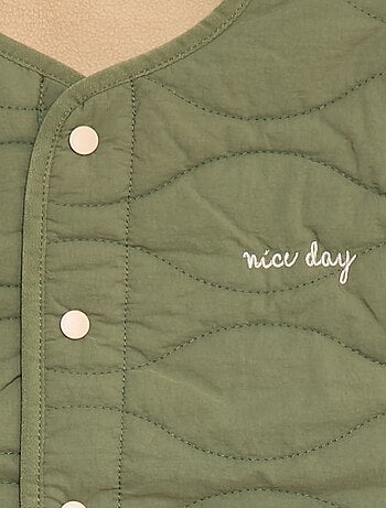 Veste sans manches réversible