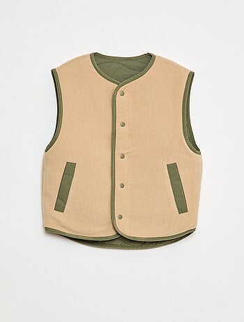 Veste sans manches réversible