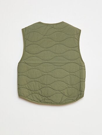Veste sans manches réversible
