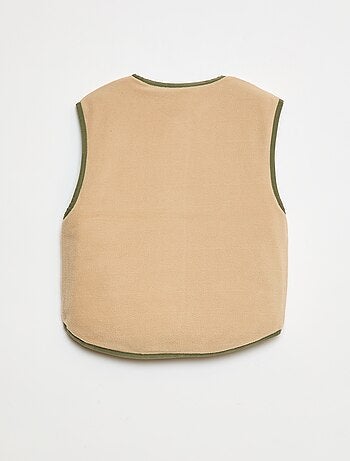 Veste sans manches réversible