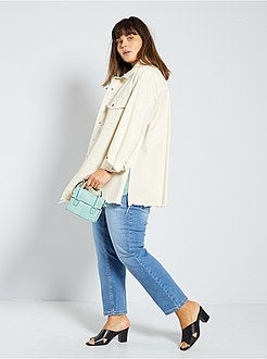 Veste surchemise en denim - Kiabi