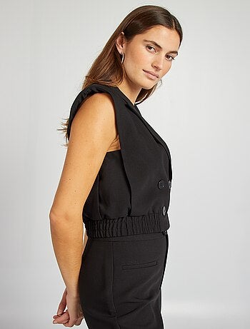 Veste tailleur crop