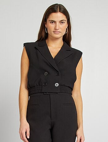 Veste tailleur crop