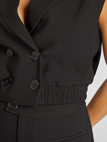 Veste tailleur crop