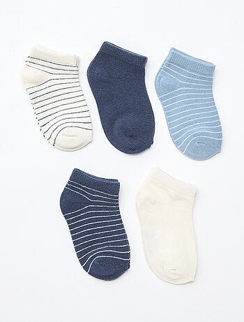 - Lot de 5 paires de chaussettes invisibles