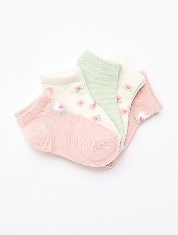 - Lot de 5 paires de chaussettes invisibles