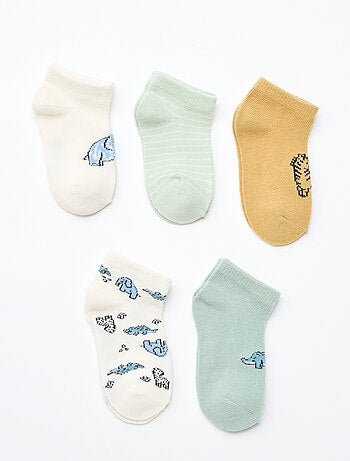 - Lot de 5 paires de chaussettes invisibles