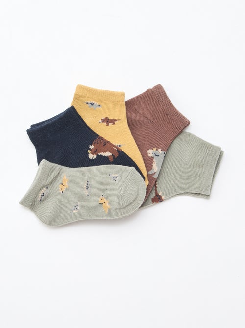 - Lot de 5 paires de chaussettes invisibles - Kiabi