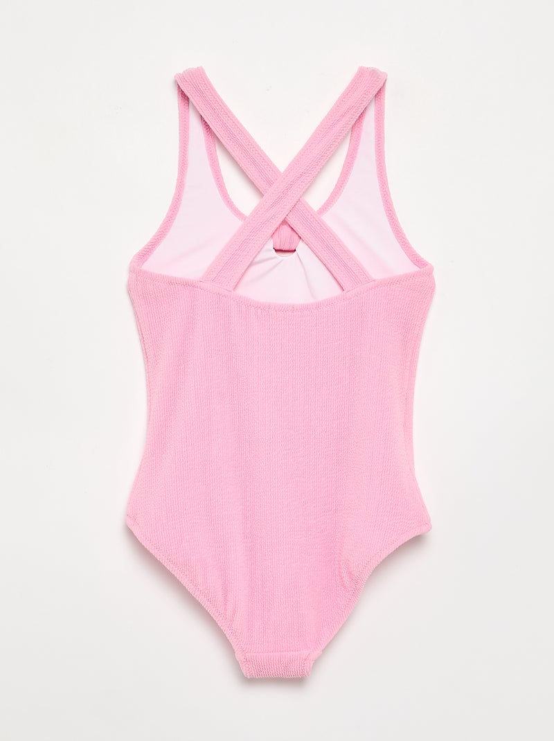 1-delig zwempak met strik Rose - Kiabi
