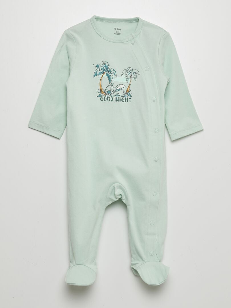 1-delige pyjama met 'Stitch'-print BLAUW - Kiabi
