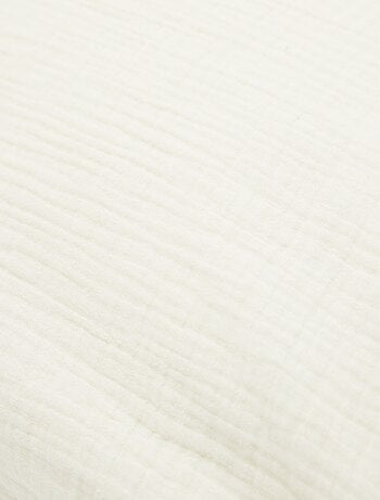 1-persoons dekbedovertrekset (140 x 200cm) van katoenen mousseline - Kiabi Home