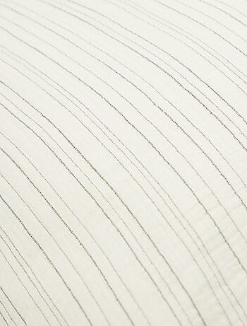 1-persoons dekbedovertrekset (140 x 200cm) van katoenen mousseline - Kiabi Home