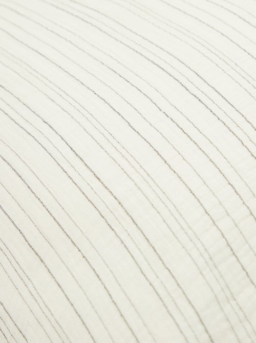 1-persoons dekbedovertrek (140 x 200cm) van katoenen mousseline - Kiabi Home - Kiabi