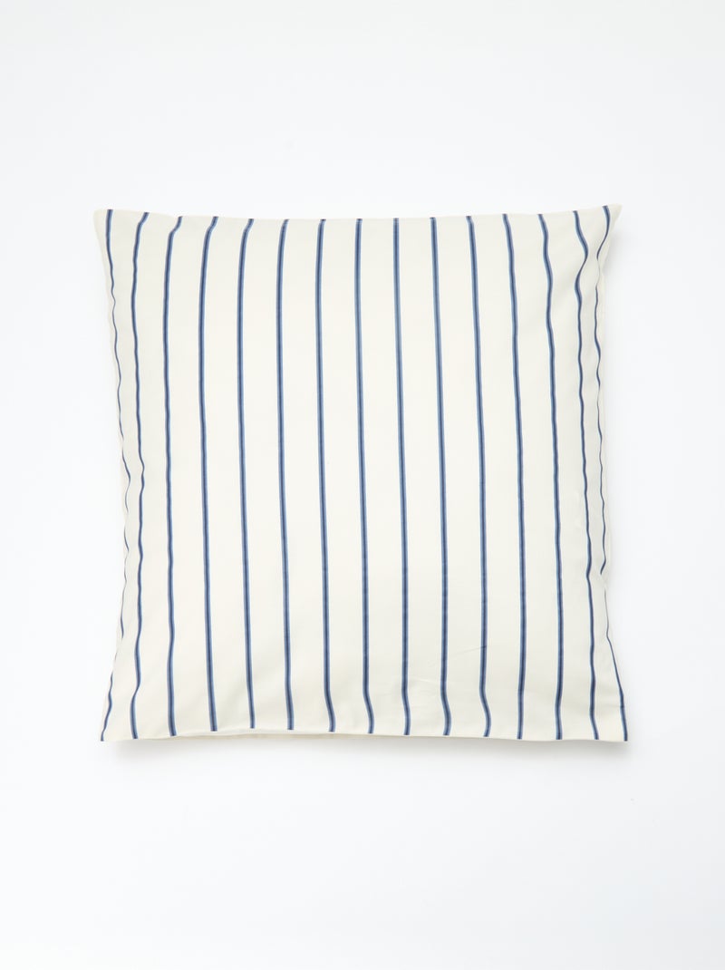 1-persoons dekbedovertrekset (140 x 200 cm) van 57-draads katoen - Kiabi Home Blauw - Kiabi