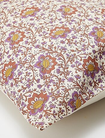 1-persoons dekbedovertrekset (140 x 200cm) van katoen 57 draden - Kiabi Home