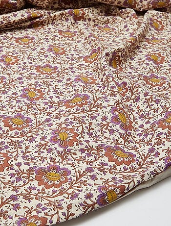 1-persoons dekbedovertrekset (140 x 200cm) van katoen 57 draden - Kiabi Home