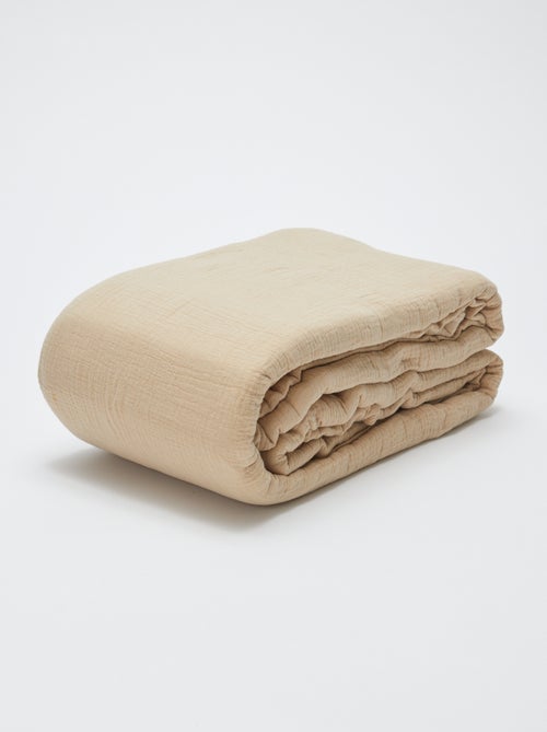 1-persoons dekbedovertrekset (140 x 200cm) van katoenen mousseline - Kiabi Home - Kiabi