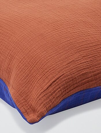 1-persoons dekbedovertrekset (140 x 200cm) van katoenen mousseline - Kiabi Home