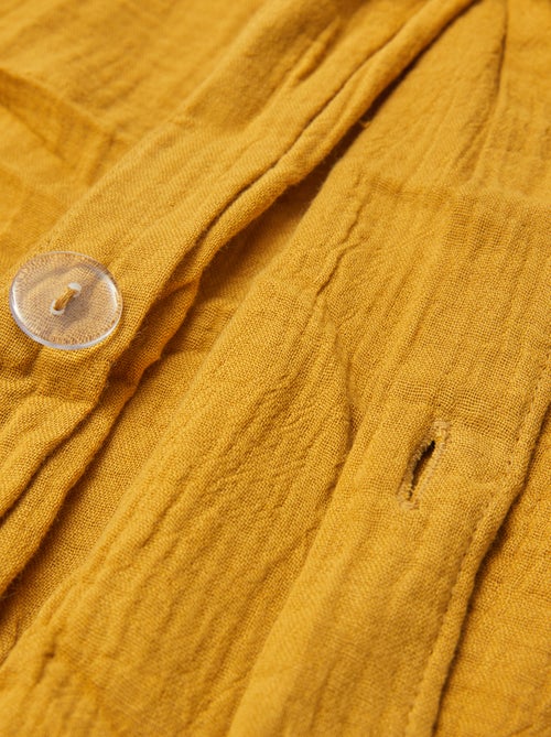 1-persoons dekbedovertrekset (140 x 200cm) van katoenen mousseline - Kiabi Home - Kiabi