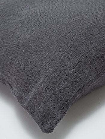 1-persoons dekbedovertrekset (140 x 200cm) van katoenen mousseline - Kiabi Home