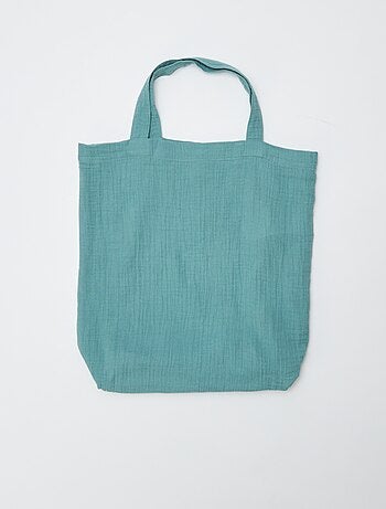 1-persoons dekbedovertrekset (140 x 200cm) van katoenen mousseline - Kiabi Home