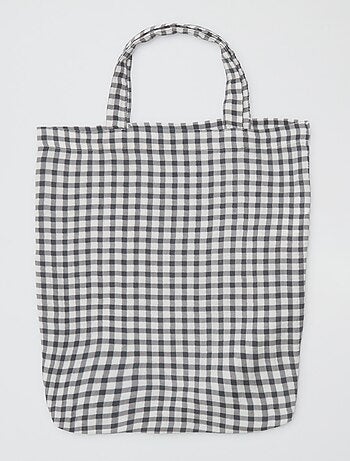 1-persoons dekbedovertrekset (140 x 200cm) van katoenen mousseline - Kiabi Home