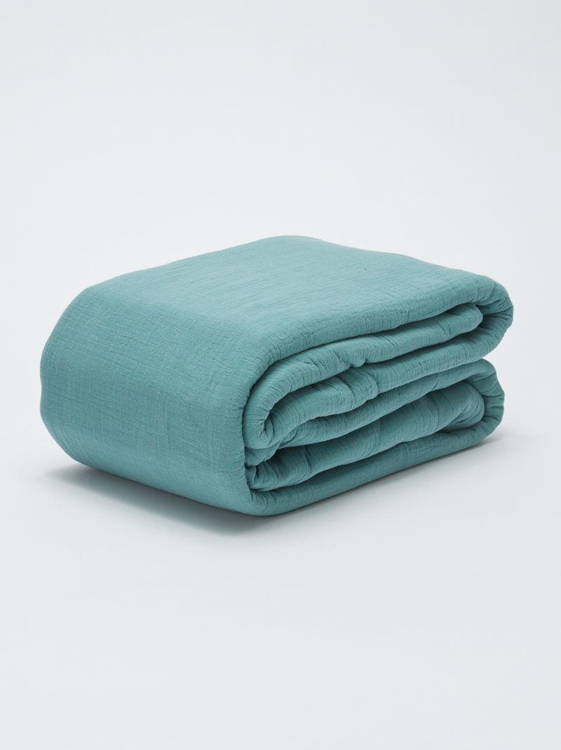 Marc O'Polo Faas Vivid Green Dekbedovertrekset 140 x 220 cm