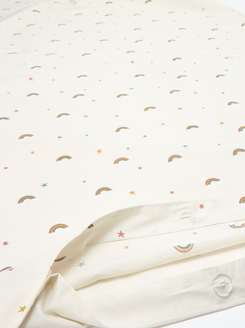 1-persoons dekbedovertrekset (80x120cm) - Kiabi Home Biege - Kiabi